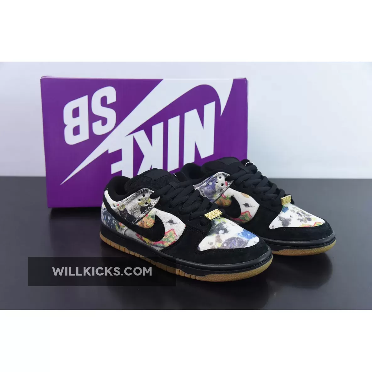 Supreme Nike Air Max / Supreme X Nike SB Dunk Low 'Rammellzee' Black Multi-Color FD8778-001