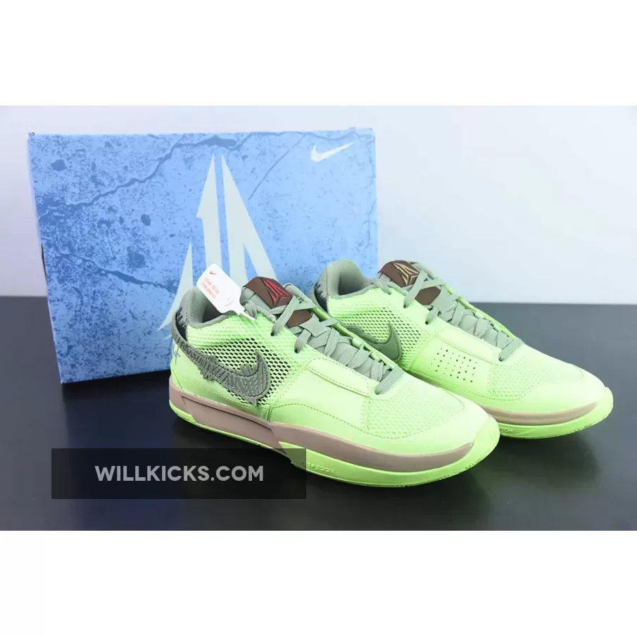 Nike Ja 1 "Zombie" Lime Blast/Oil Green | JA 1 HALLOWEEN