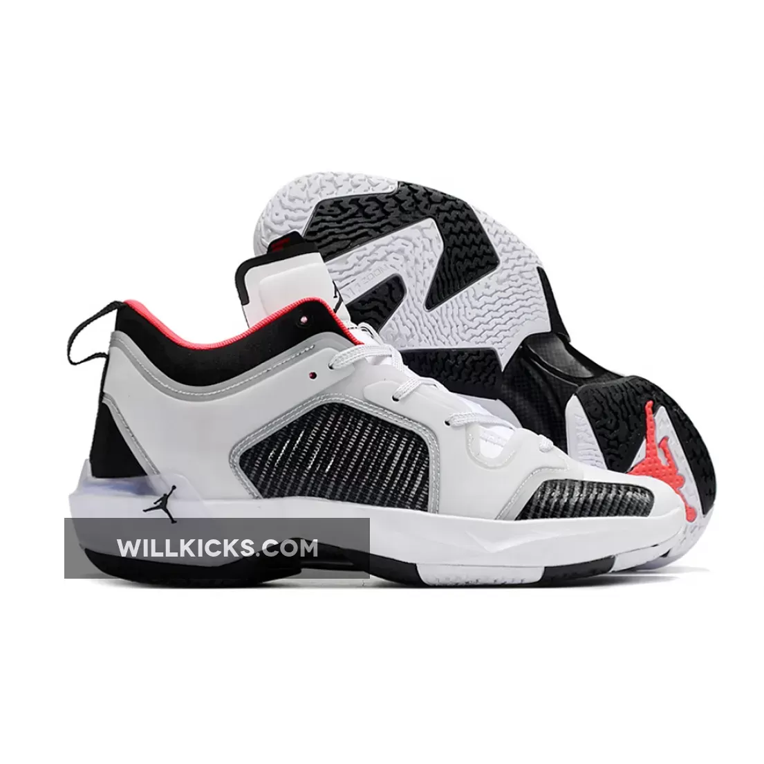 Air Jordan 37 Low White/Black-Siren Red DQ4122-100 Online