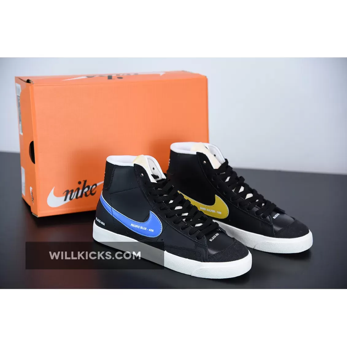 Nike Blazer Mid 77 Color Code Black DA2142-046 / blazers nike colors