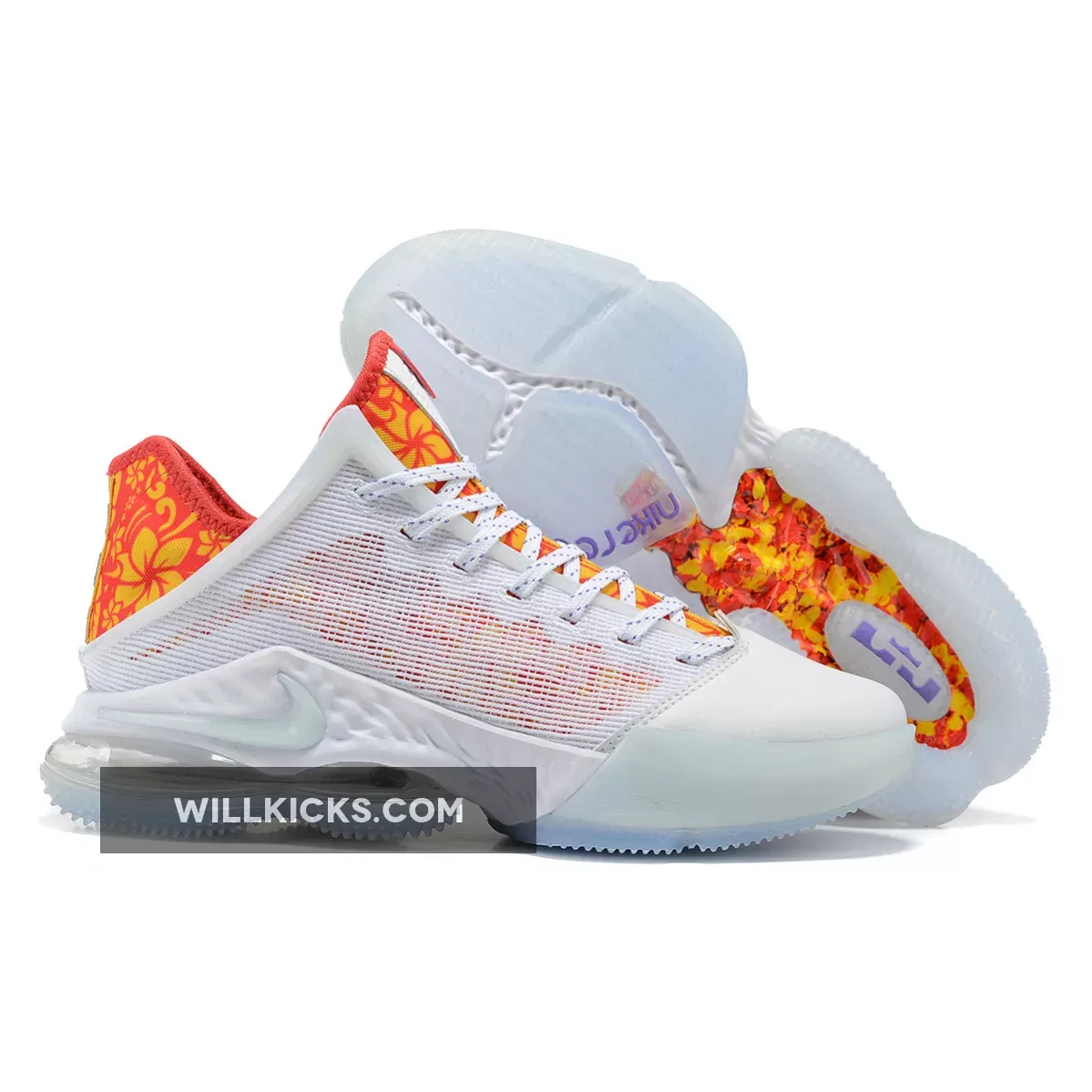 Nike LeBron 19 Low 'Magic Fruity Pebbles' DQ8344-100 - lebron magic fruity pebbles