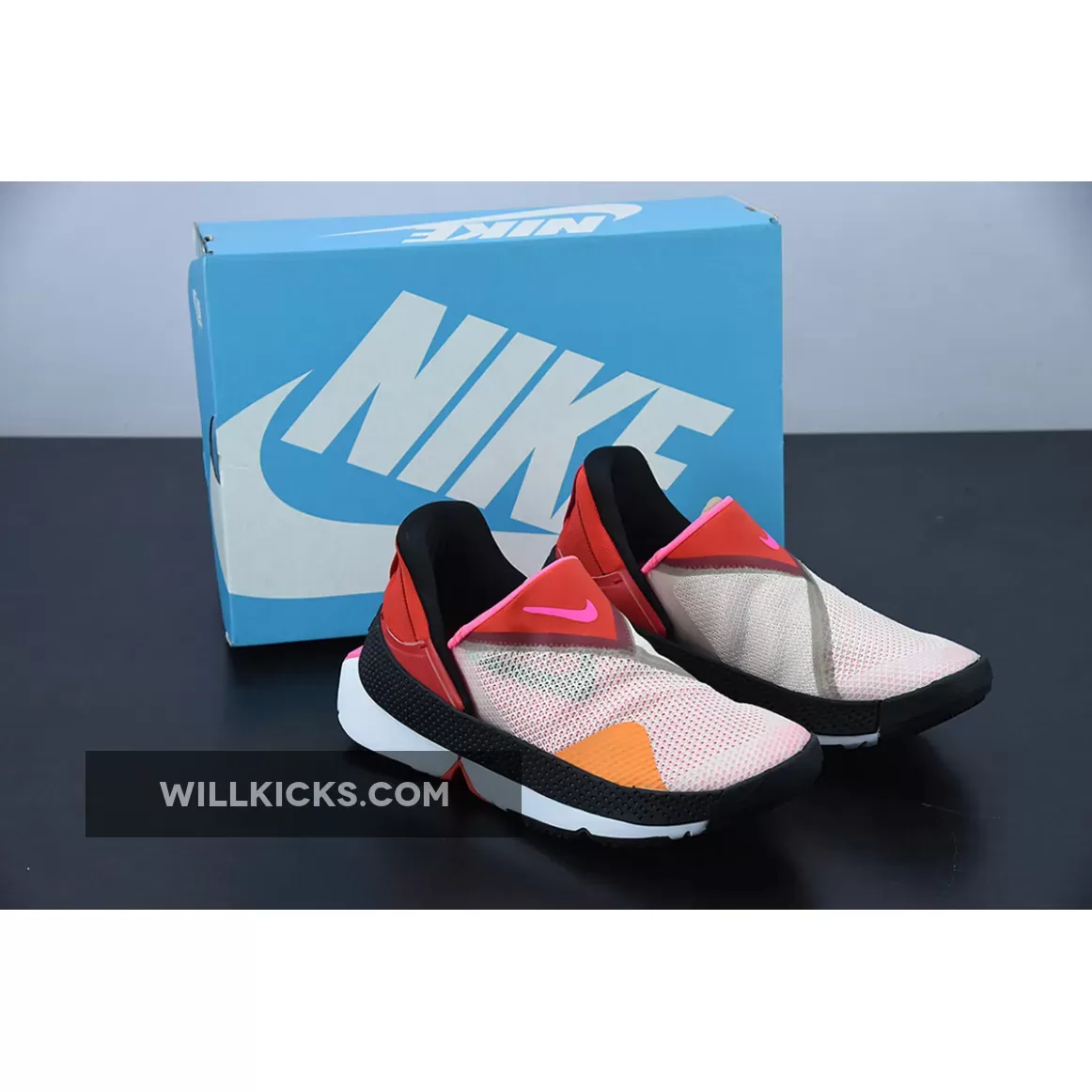 Nike Go FlyEase Bright Crimson/Black-White CW5883-600, flyease nike black