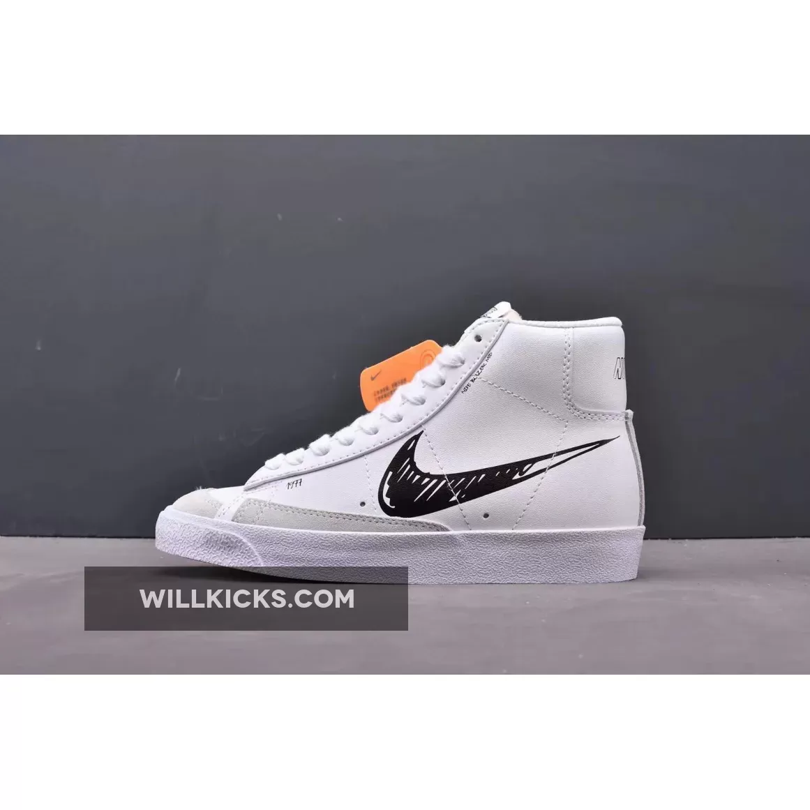 Nike Blazer Mid 77 Sketch White Black nike blazers drawn