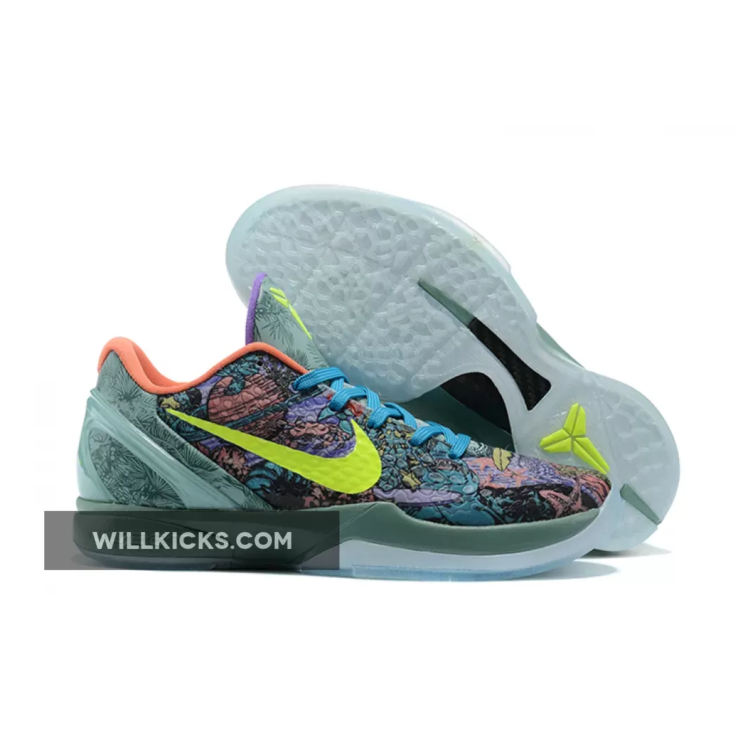 Nike Kobe 6 'Prelude' Cannon/Volt-Purple Venom-Turf Orange / Kobe 6 For Sale 640220-001