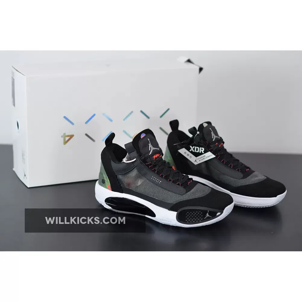 Air Jordan 34 Low Heritage Black Red CU3475-001, jordan 34 red