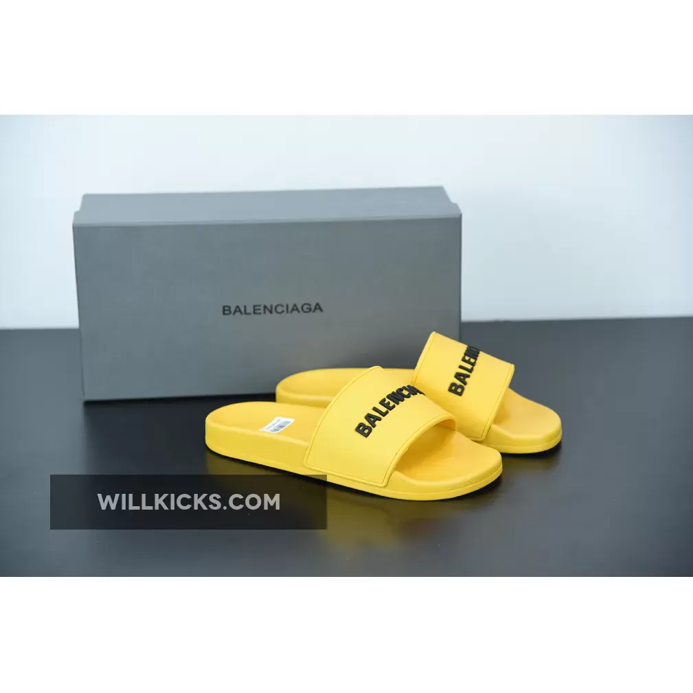 Balenciaga Logo Pool Sides Sandals Dark Grey 1675867640 Online Sale