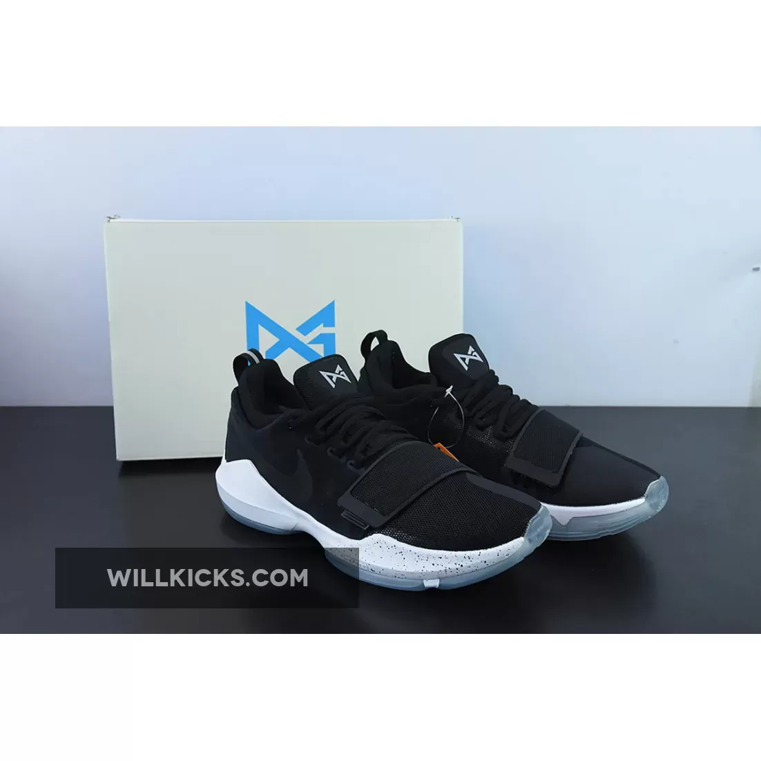 Nike PG 1 Black Ice Black/White-Hyper Turquoise 878627-001 New Releases