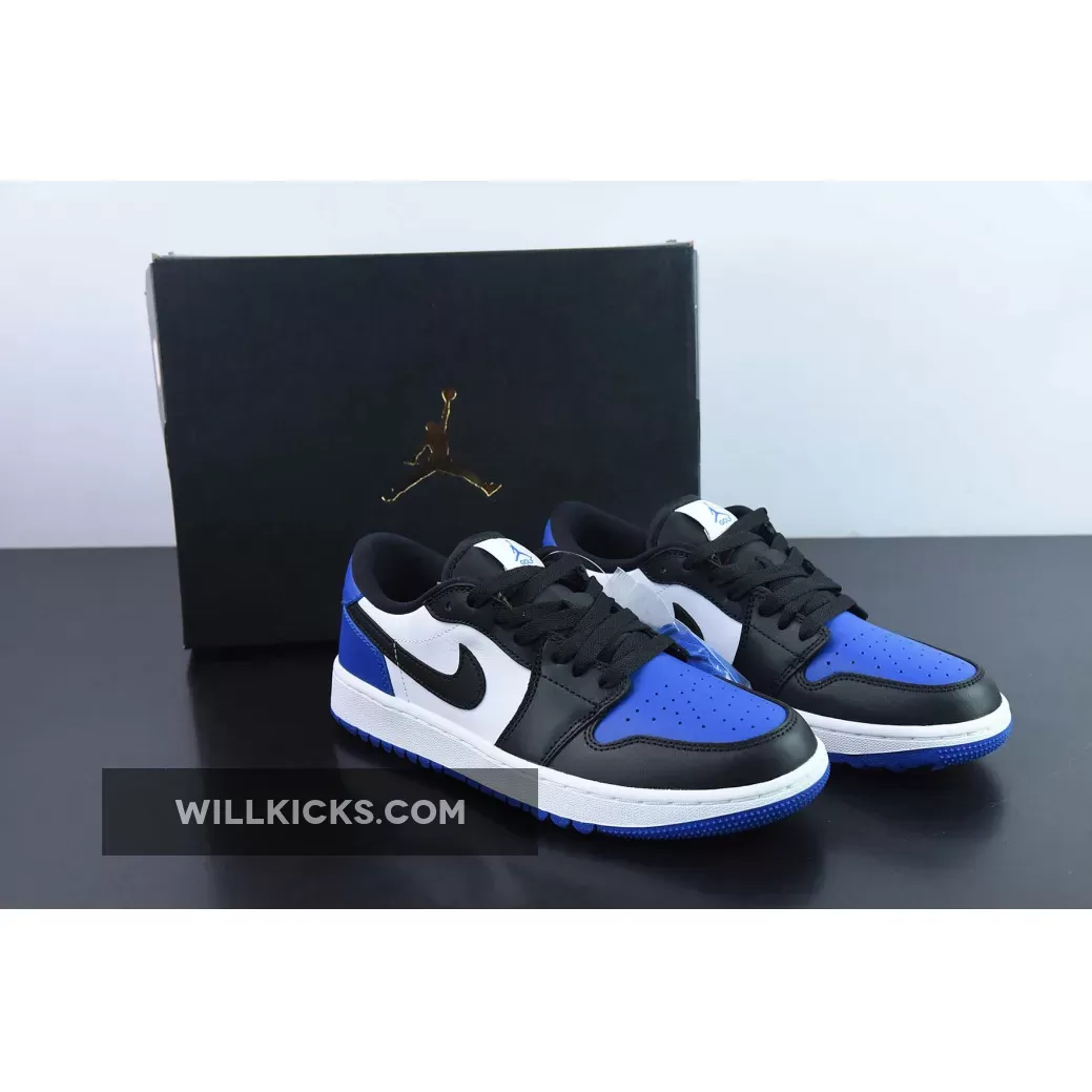 Air Jordan 1 Low Golf Royal Toe White/Black-Sport Royal DD9315-102