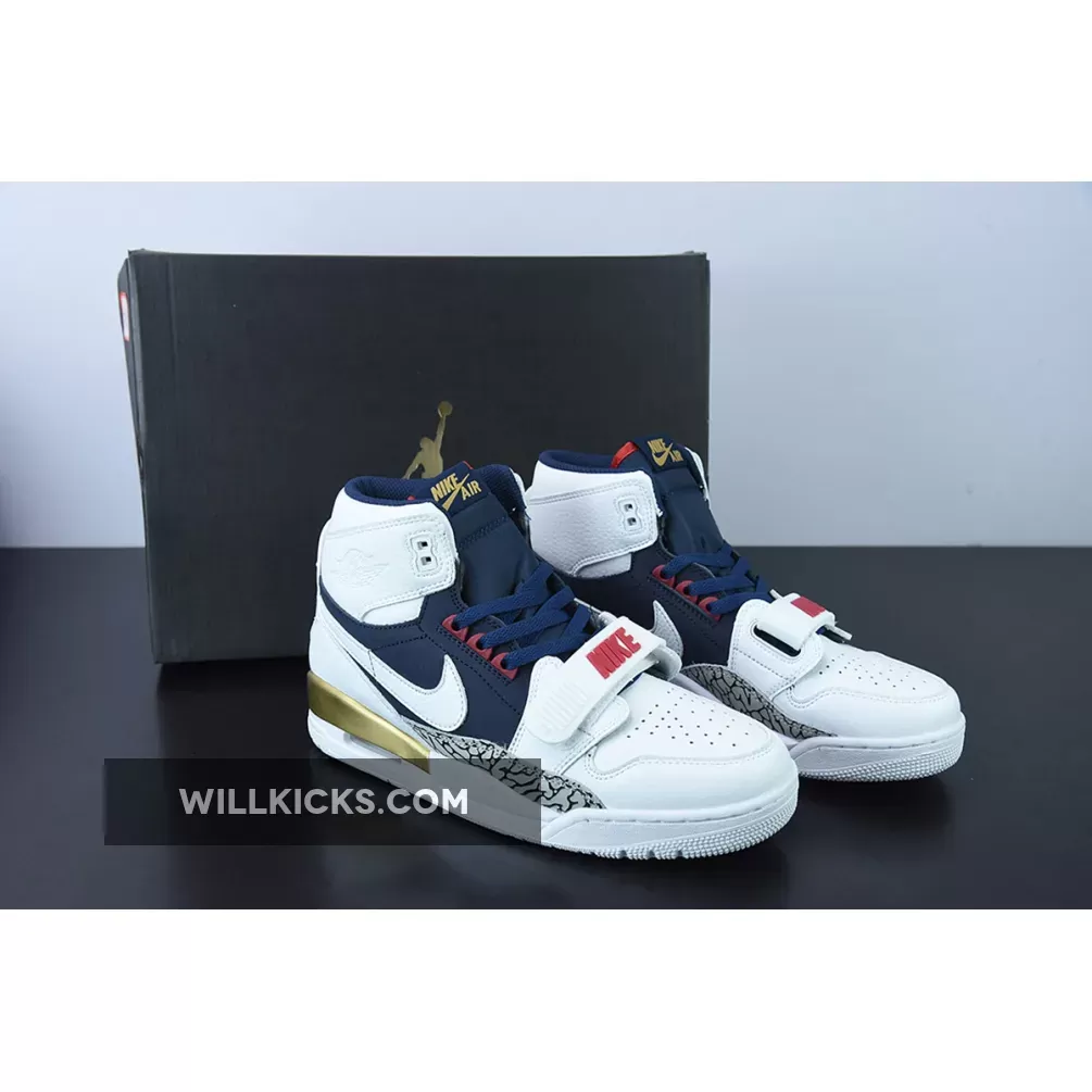 Jordan Legacy 312 Olympic White/Midnight Navy-Varsity Red AV3922-101, jordan legacy 312 midnight navy