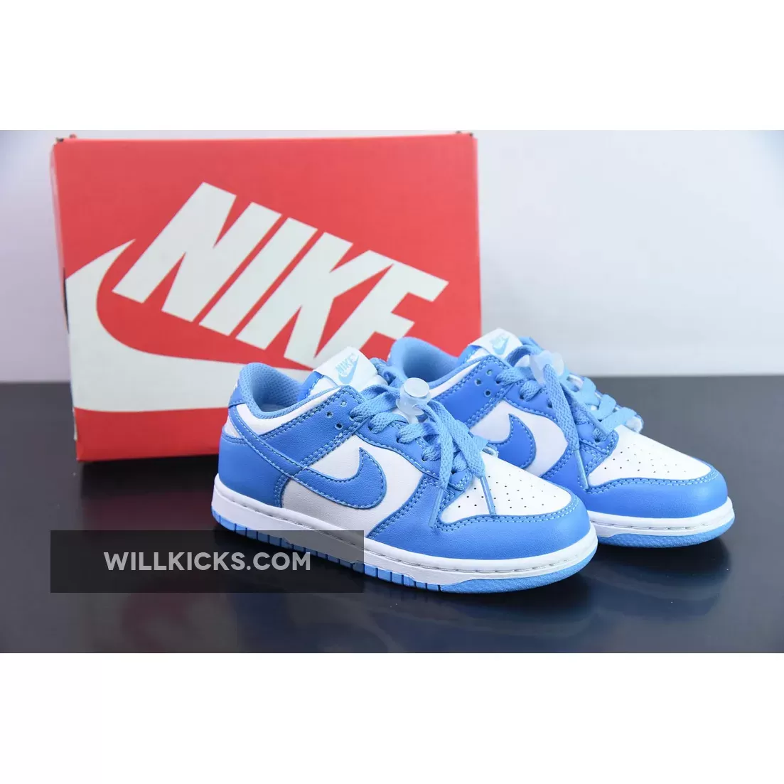 Nike Dunk Low PS 'UNC' White/University Blue CW1588-103 #dunk low ps meaning