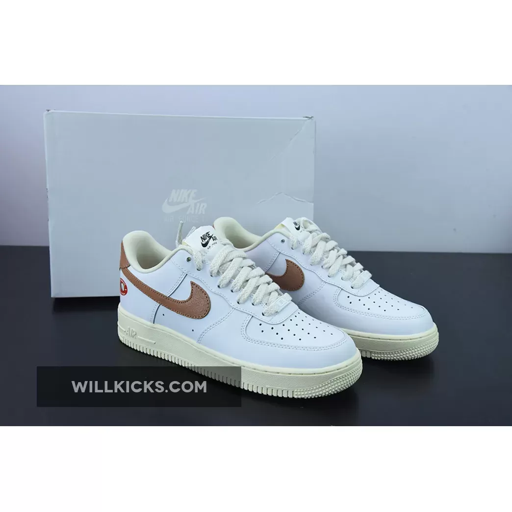 Nike Air Force 1 White/Archaeo Brown-Coconut Milk DJ9943-101 Restock