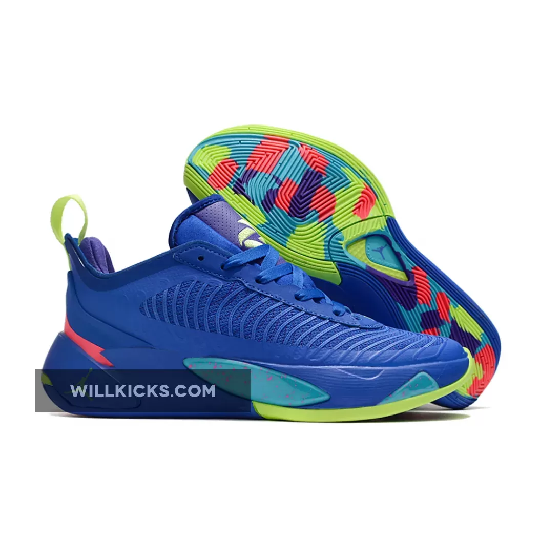 Jordan Luka 1 Racer Blue/Ghost Green-Racer Pink #jordan luka 1 blue