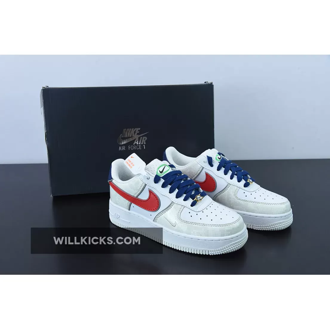 Nike Air Force 1 '07 LX 'Just Do It' White/University Red DV1493-161 Online Sale