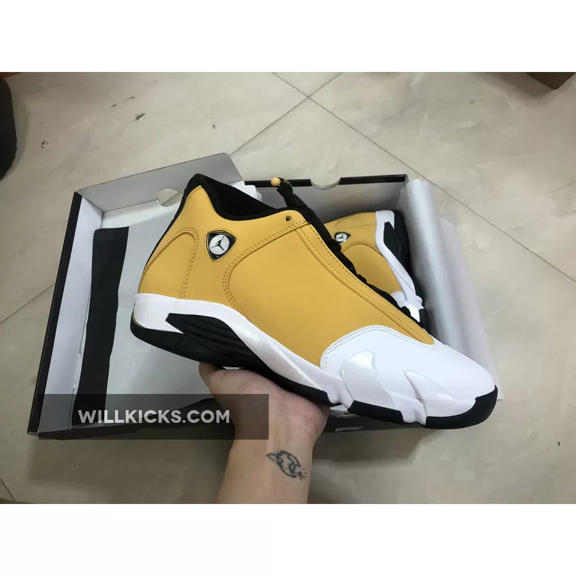 Air Jordan 14 'Ginger' Light Ginger/Black/White 487471-701, jordan 14 low light ginger