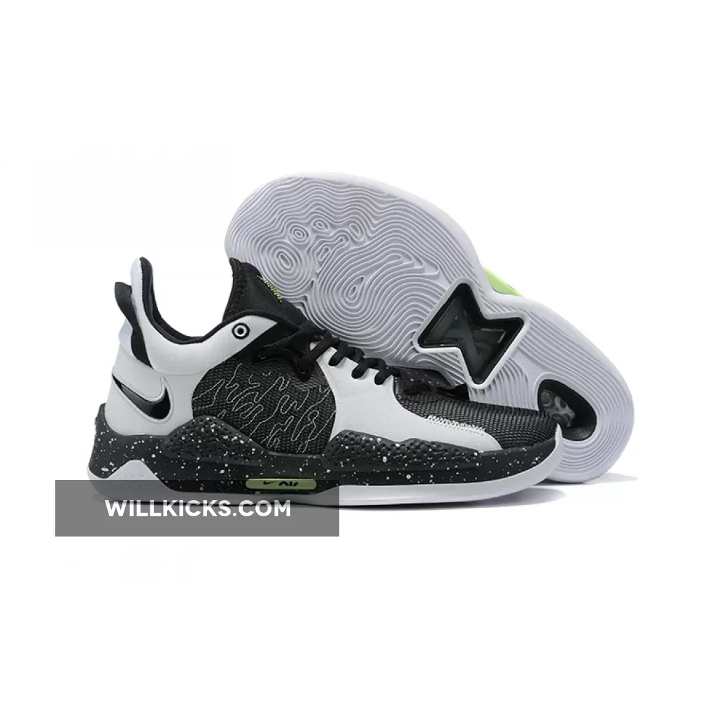 Pg 5 White And Black Nike PG 5 Black/White CW3143-003