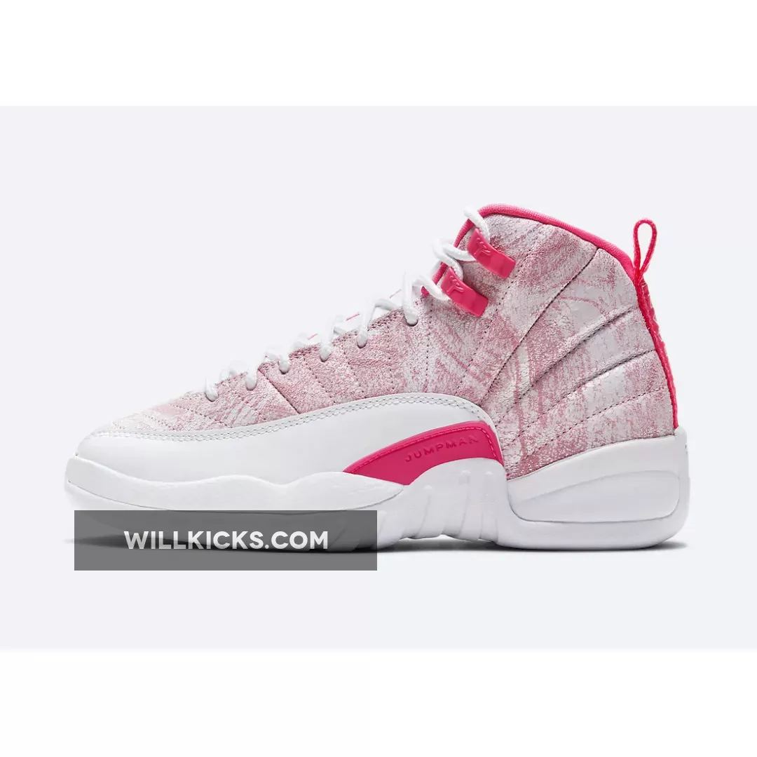 Air Jordan 12 GS 'Ice Cream' White/Arctic Punch-Hyper Pink 510815-101 - arctic punch jordan 12