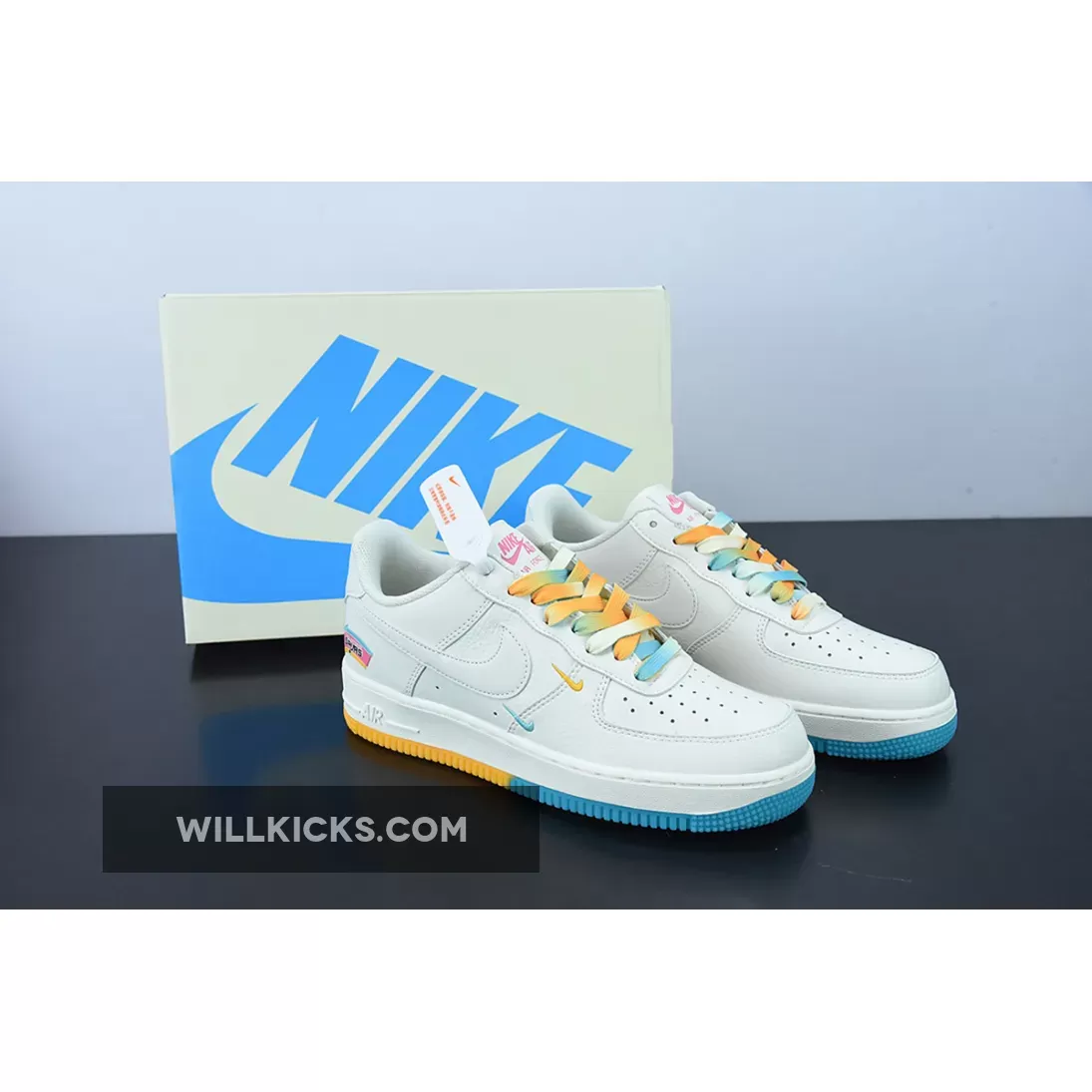 Custom Nike Air Force 1 Low 'Spurs' White 1675864218 Online Sale