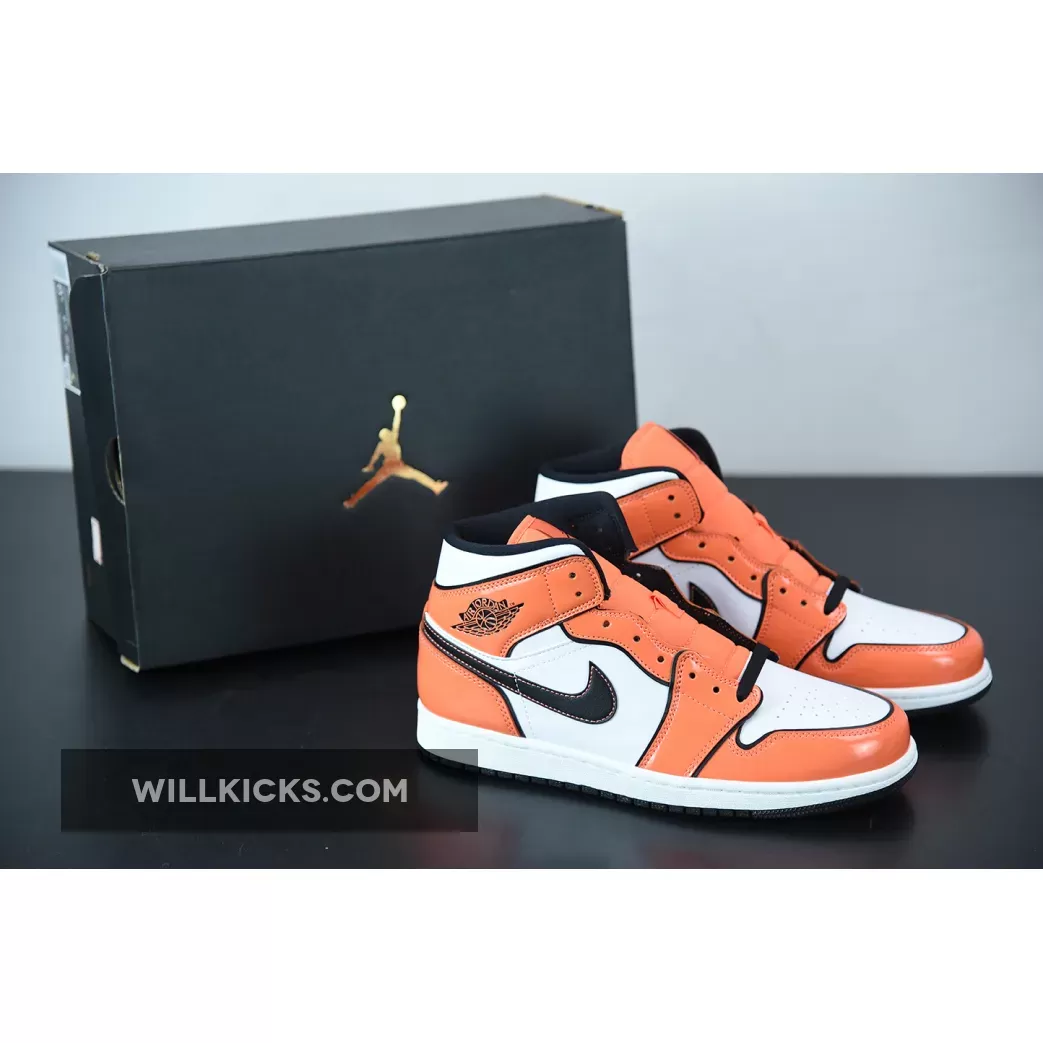 Air Jordan 1 Mid Turf Orange/Black-White DD6834-802