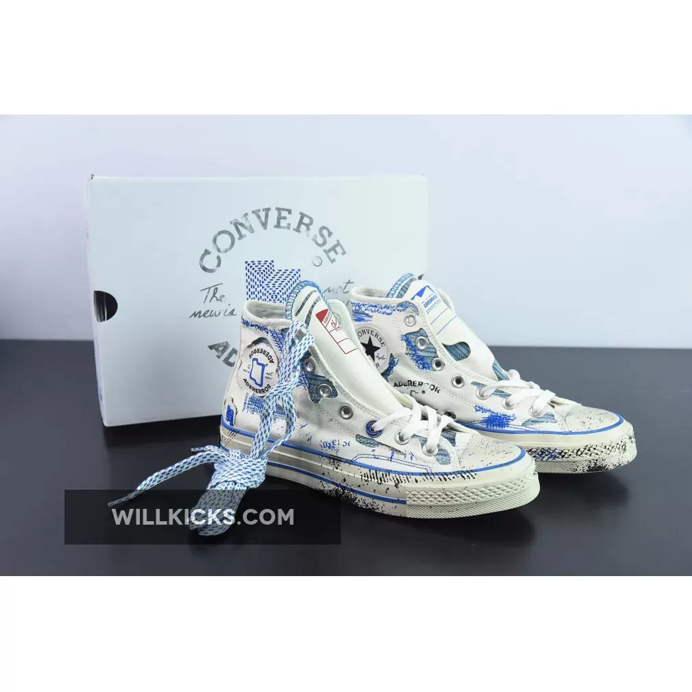 ADER ERROR x Converse Chuck 70 Hi Create Next White Blue