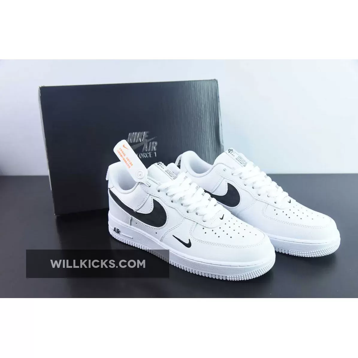 Nike Air Force 1 Low Multi-Etch Swoosh White Black