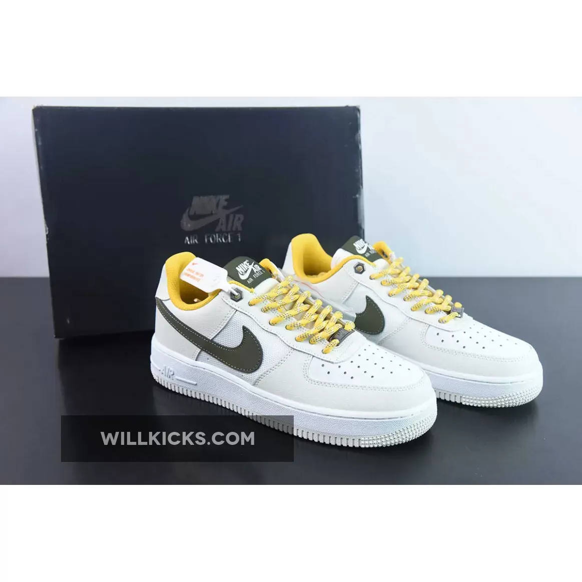 Nike Air Force 1 Low Premium Light Bone Cargo Khaki