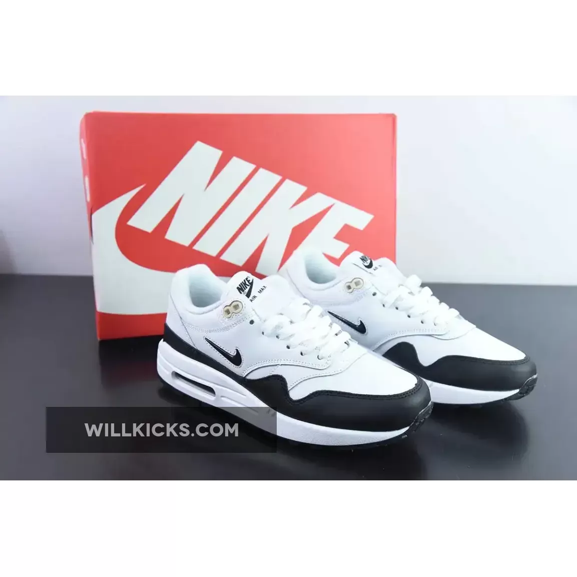 Nike Air Max 1 Jewel Black White Restock