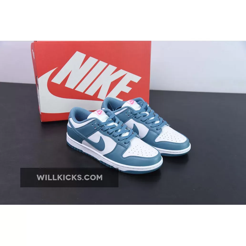 Nike Dunk Low White/Noise Aqua-Pinksicle