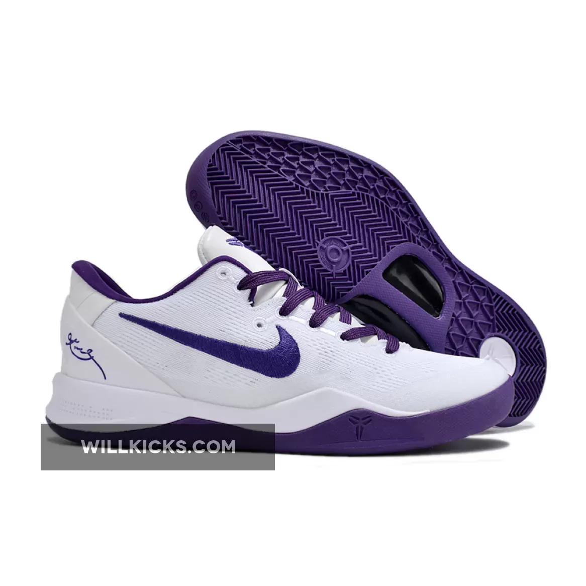 Nike Kobe 8 Protro White/Court Purple