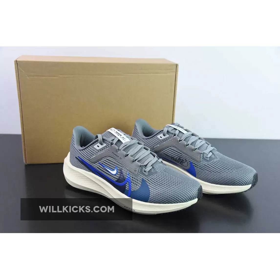 Nike Pegasus 40 Premium Quadruple Swoosh Smoke Grey